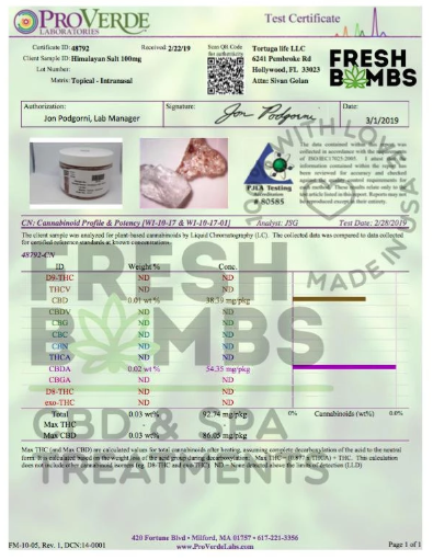 CBD Bath Salt - Skin Booster - Image 4