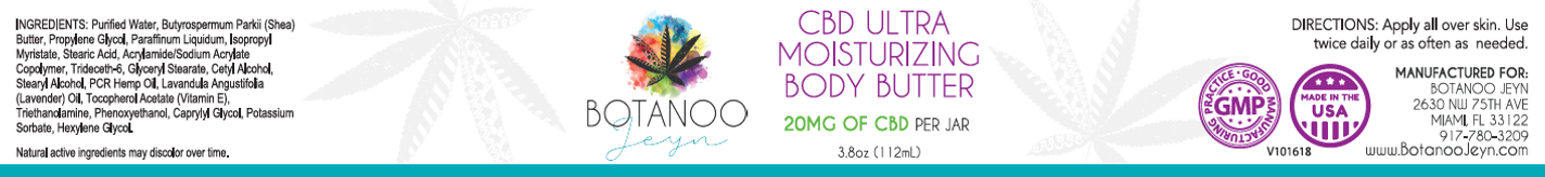 CBD Ultra Moisturizing Body Butter 20mg - Image 5